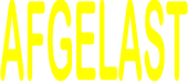 afgelast